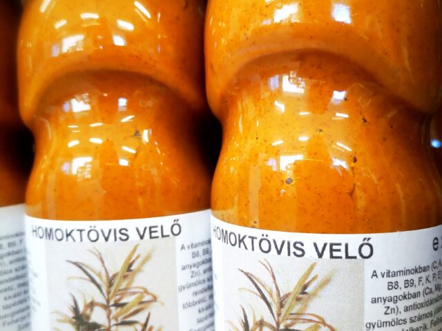 Bulik Géza homoktövis gyümölcslevek